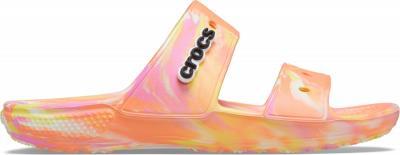Crocs classic marbled sandal 