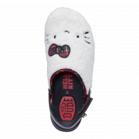 Hello Kitty Delray Clog White Black
