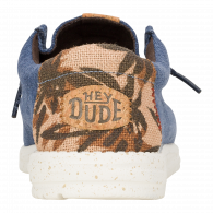 Wally Palm Jute  Navy Blazer / Chili Red