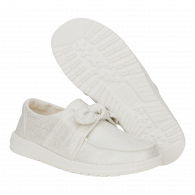 Wendy Bow Shimmer Metallic Silver