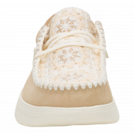 Wendy COMF Suede Crochet  Irish Cream / Multi