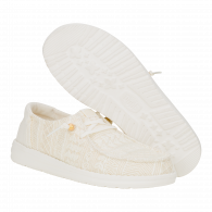 Wendy Crochet Lace  White / Gold