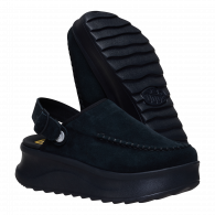 Delray Clog Suede  Black