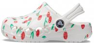 Crocs Baya Graphic Clog Kids White / Cherry